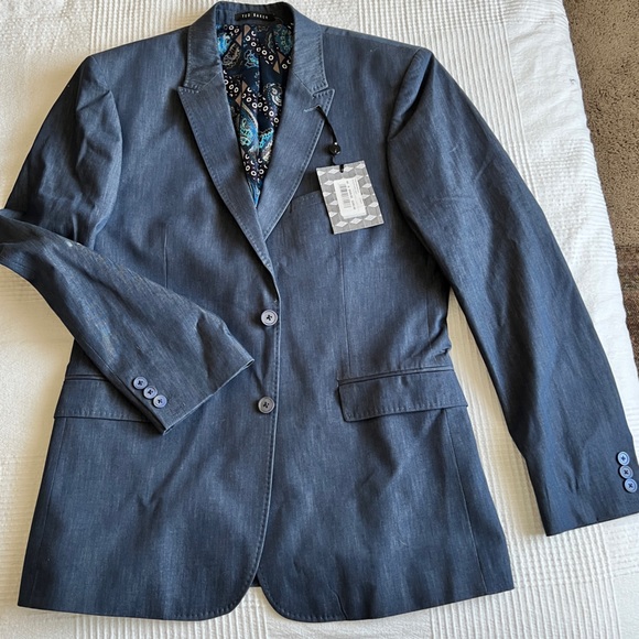 NWT Ted Baker London Debonair Denim Jacket - Picture 4 of 10